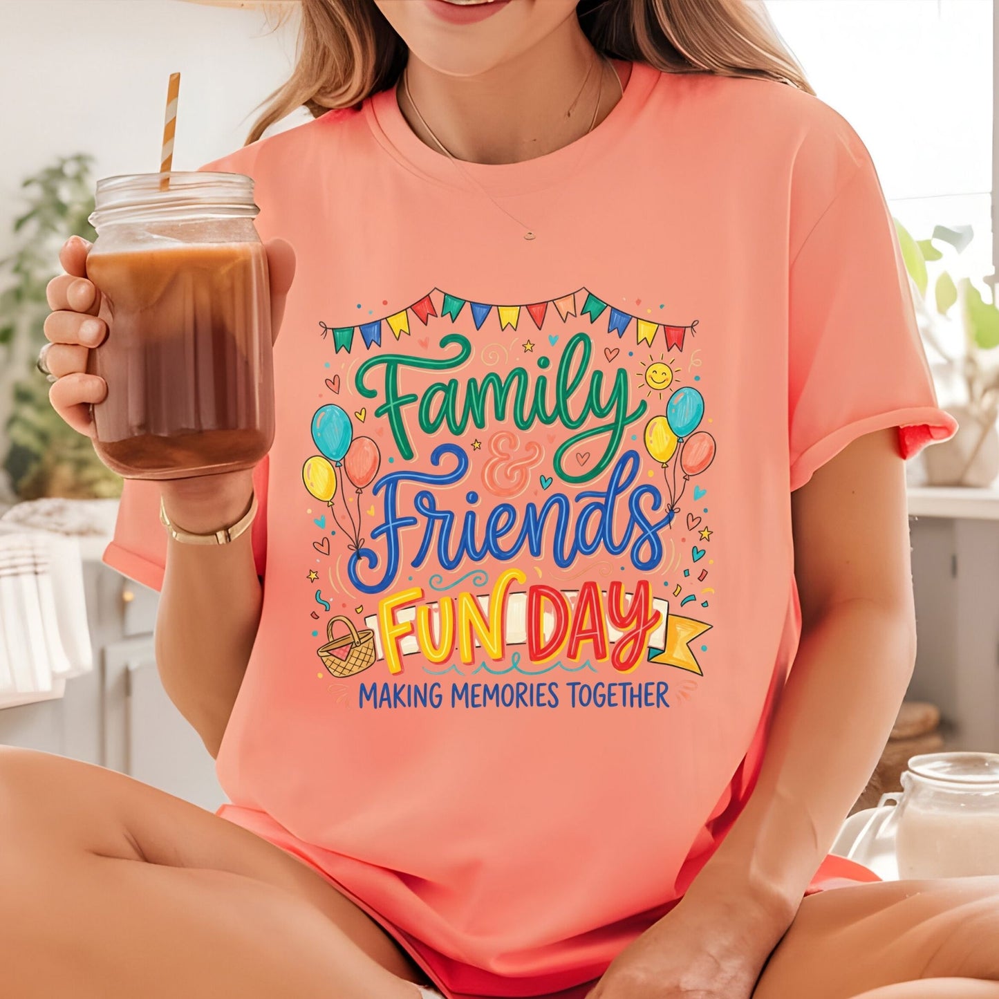 Family & Friends Fun Day Making Memories Together DTF Transfer