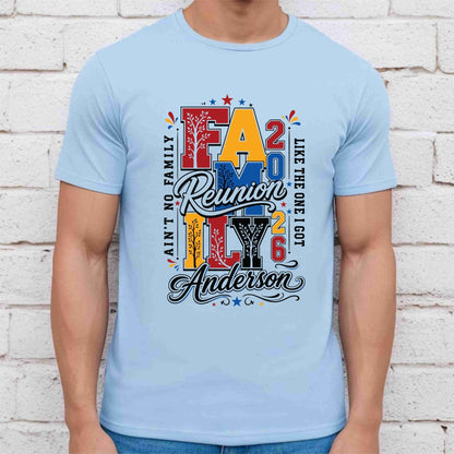 Family Reunion 2026 Anderson Retro DTF Transfer Ready to Press