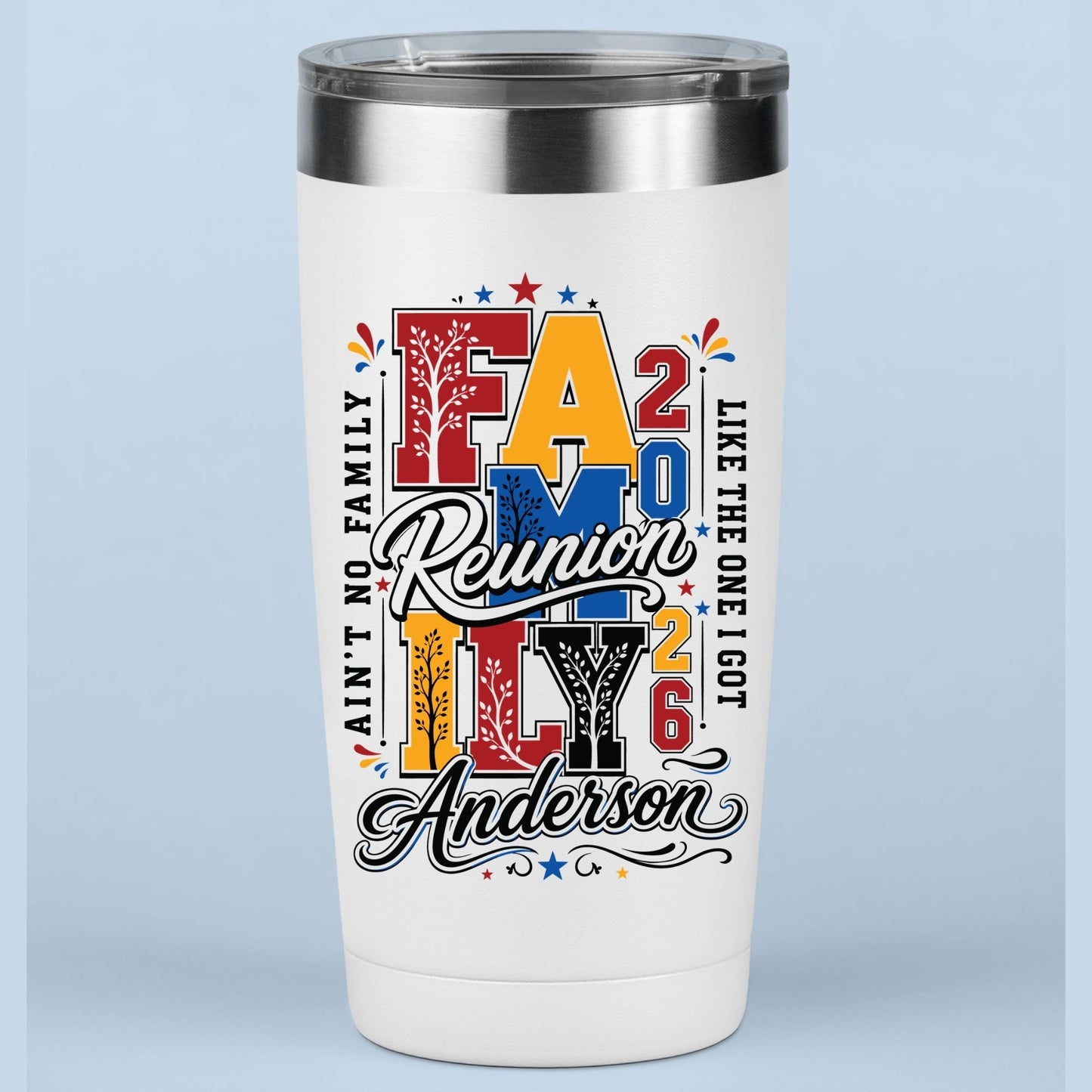 Family Reunion 2026 Anderson Retro DTF Transfer Ready to Press