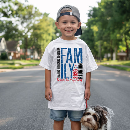 Family Reunion 2026 T Shirt Making Memories Together Tee Family Over Everything Shirts Adult Youth Toddler Family Gathering Gift Matching Tees
