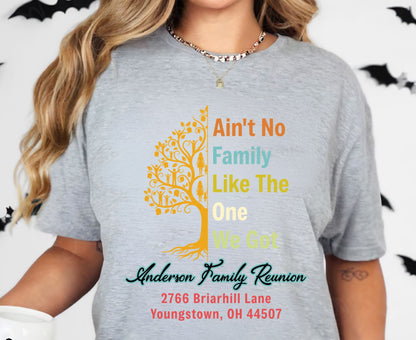 Family Reunion T Shirt Custom Family Reunion 2026 Tee