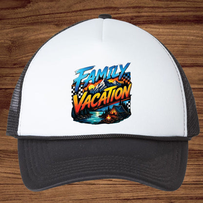 Family Vacation Mountain Camping DTF Transfer Ready to Press Road Trip UV DTF Sticker Campfire & Lake Heat Transfer for Shirts