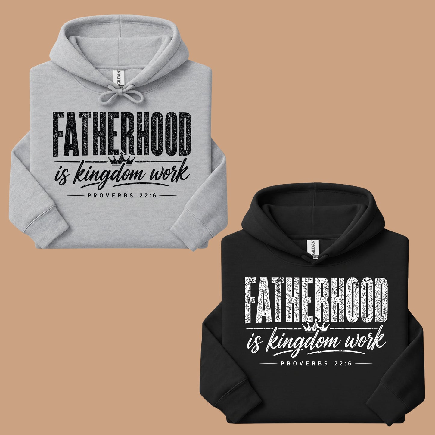 Fatherhood Is Kingdom Work Comfort Colors T Shirt