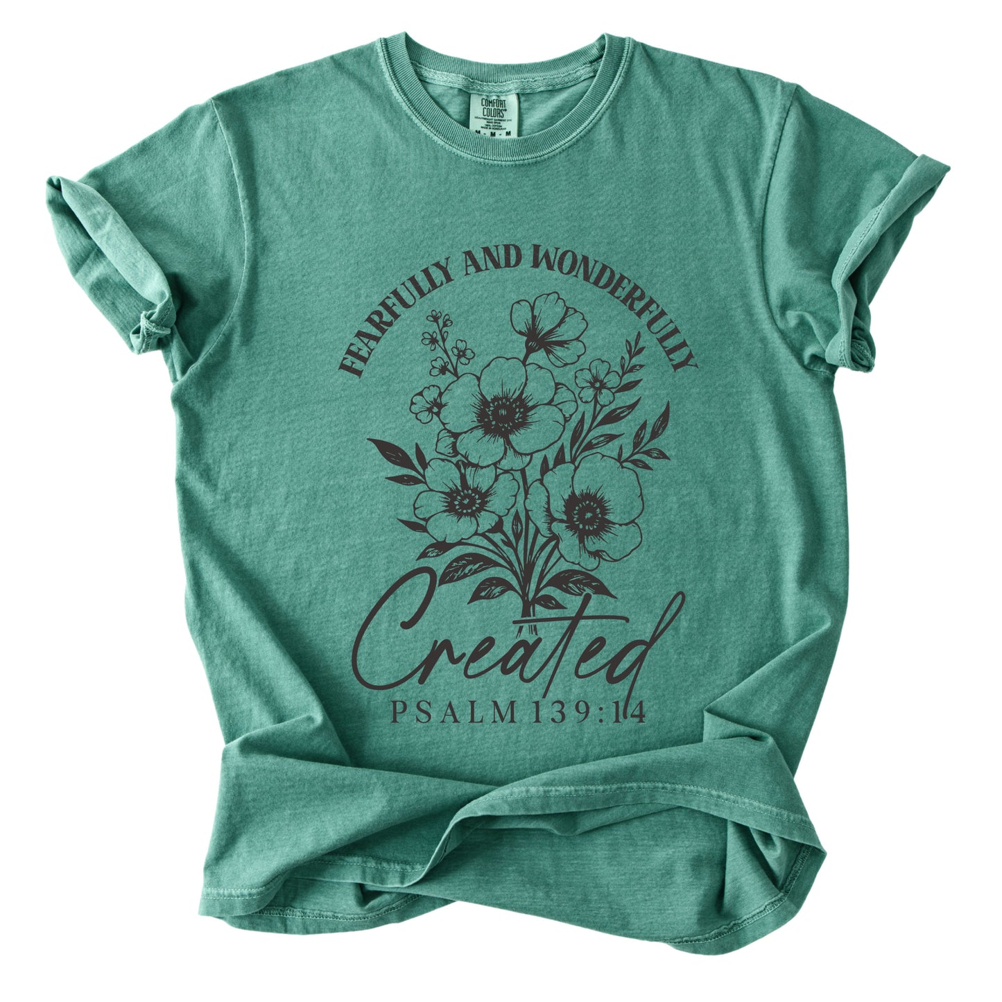 Fearfully and Wonderfully Created Comfort Colors T Shirt
