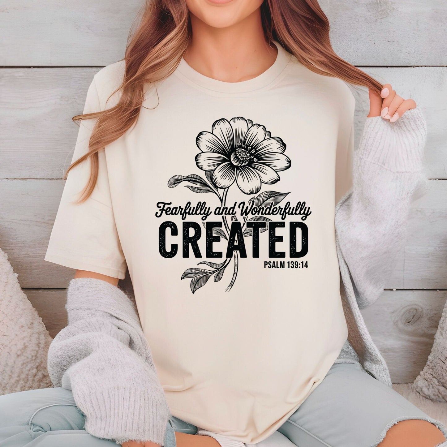 Fearfully and Wonderfully Created DTF Transfer