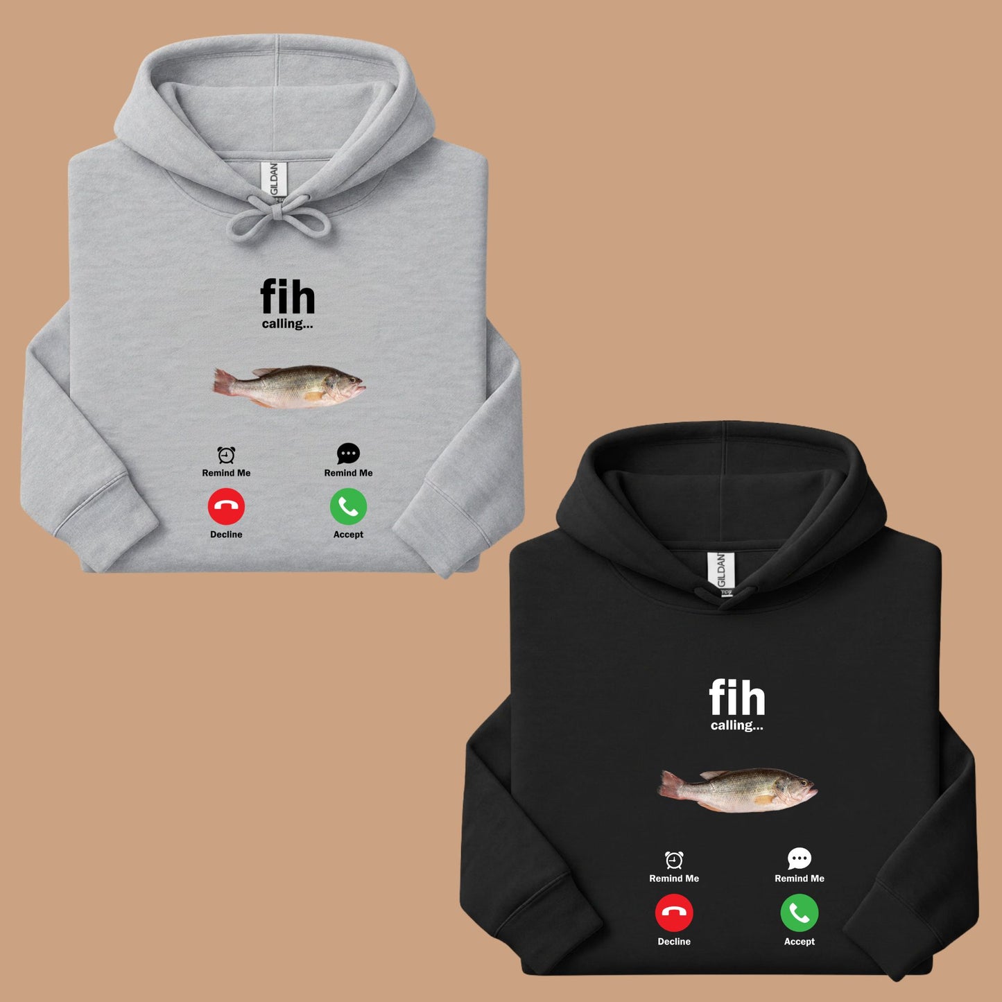Fih Calling Meme Comfort Colors T Shirts Funny Gen Z Graphic Sweatshirt
