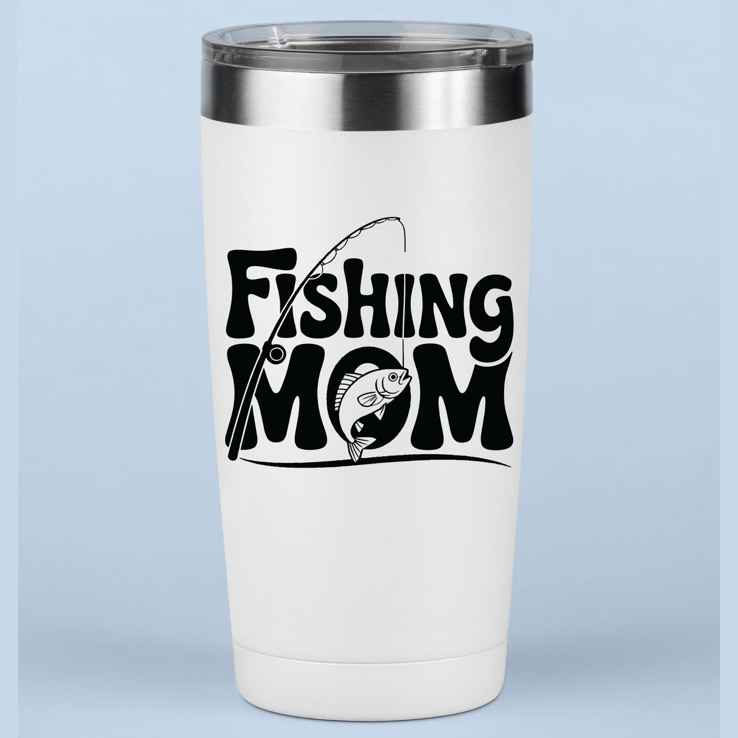 Fishing Mom DTF Transfer ready to Press