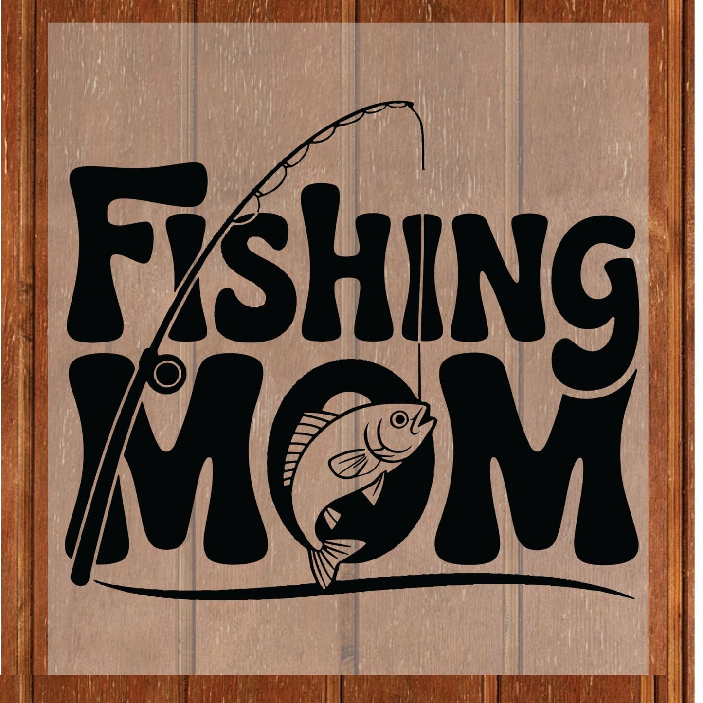Fishing Mom DTF Transfer ready to Press Western Mom Lake Heat Transfer for Shirts Mothers Day UV Sticker Prints