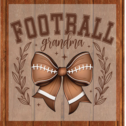 Football Grandma DTF Transfer ready to Press Coquette Bow Soccer Heat Transfer for Shirts Mothers Day Sport Nanny UV Sticker Prints