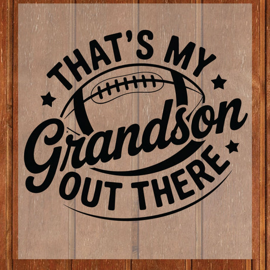 Football Grandma DTF Transfer ready to Press Grandson Game Day Heat Transfer for Shirts Soccer Nana UV Sticker Prints Iron On Transfer