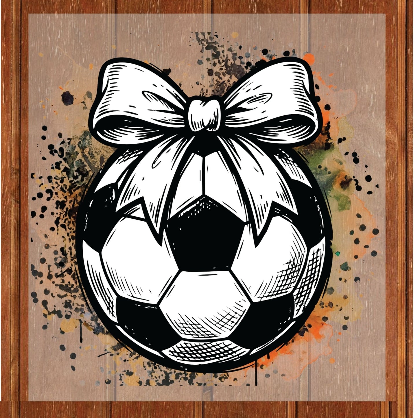 Football Mom DTF Transfer ready to Press Coquette Soccer Ball Bow Heat Transfer for Shirts Sport Mama UV Sticker Prints