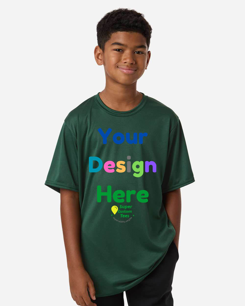 Custom Youth Performance T Shirts - Short Sleeve - Sport-Tek - YST350
