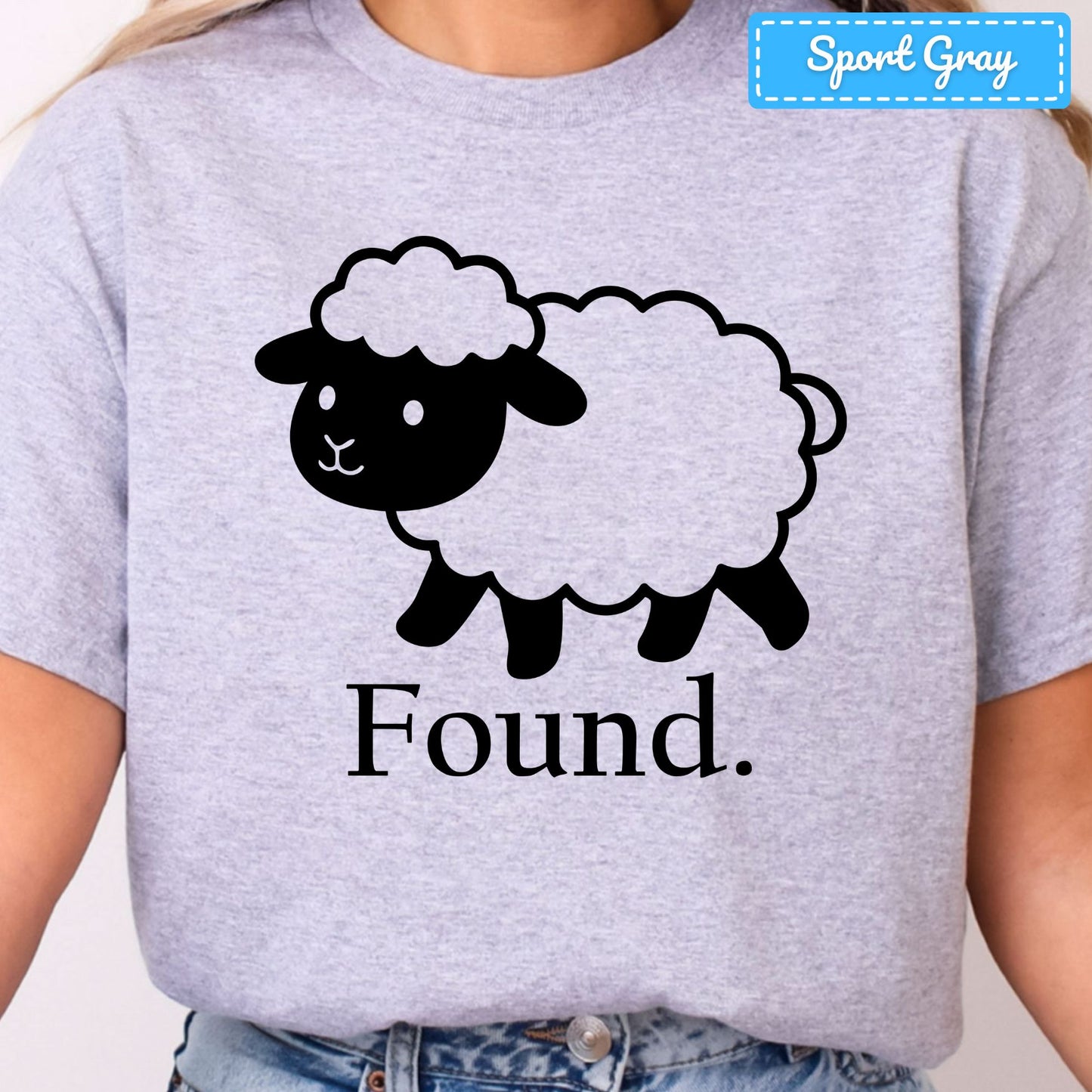 Found Sheep Christian T-Shirt, Lost Sheep Parable Sweatshirt, Faith Tee