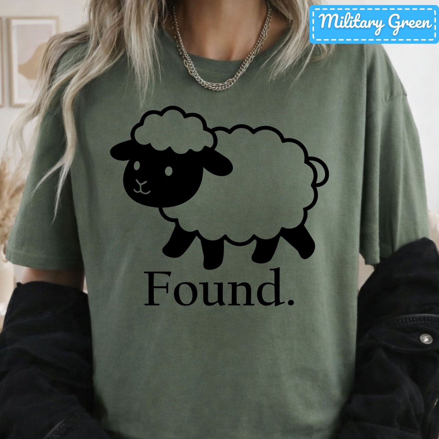 Found Sheep Christian T-Shirt, Lost Sheep Parable Sweatshirt, Faith Tee