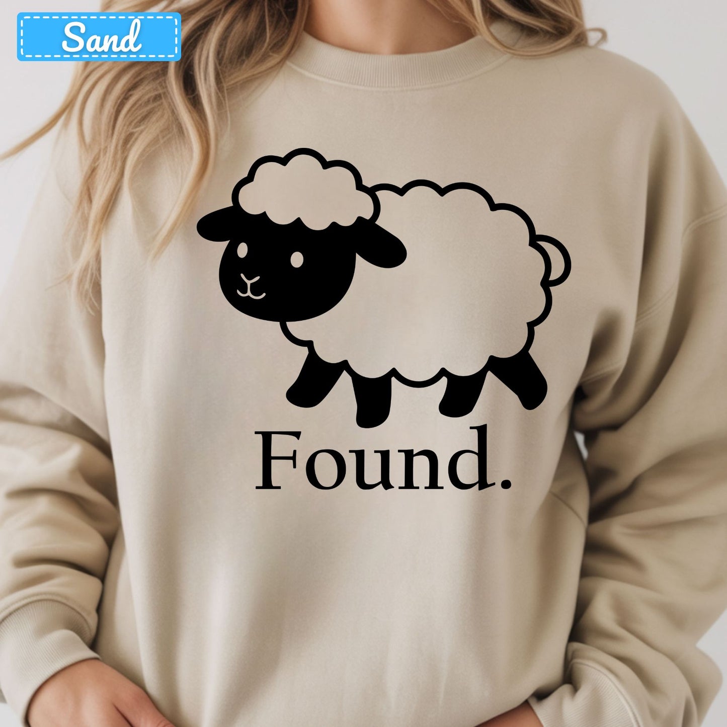 Found Sheep Christian T-Shirt, Lost Sheep Parable Sweatshirt, Faith Tee