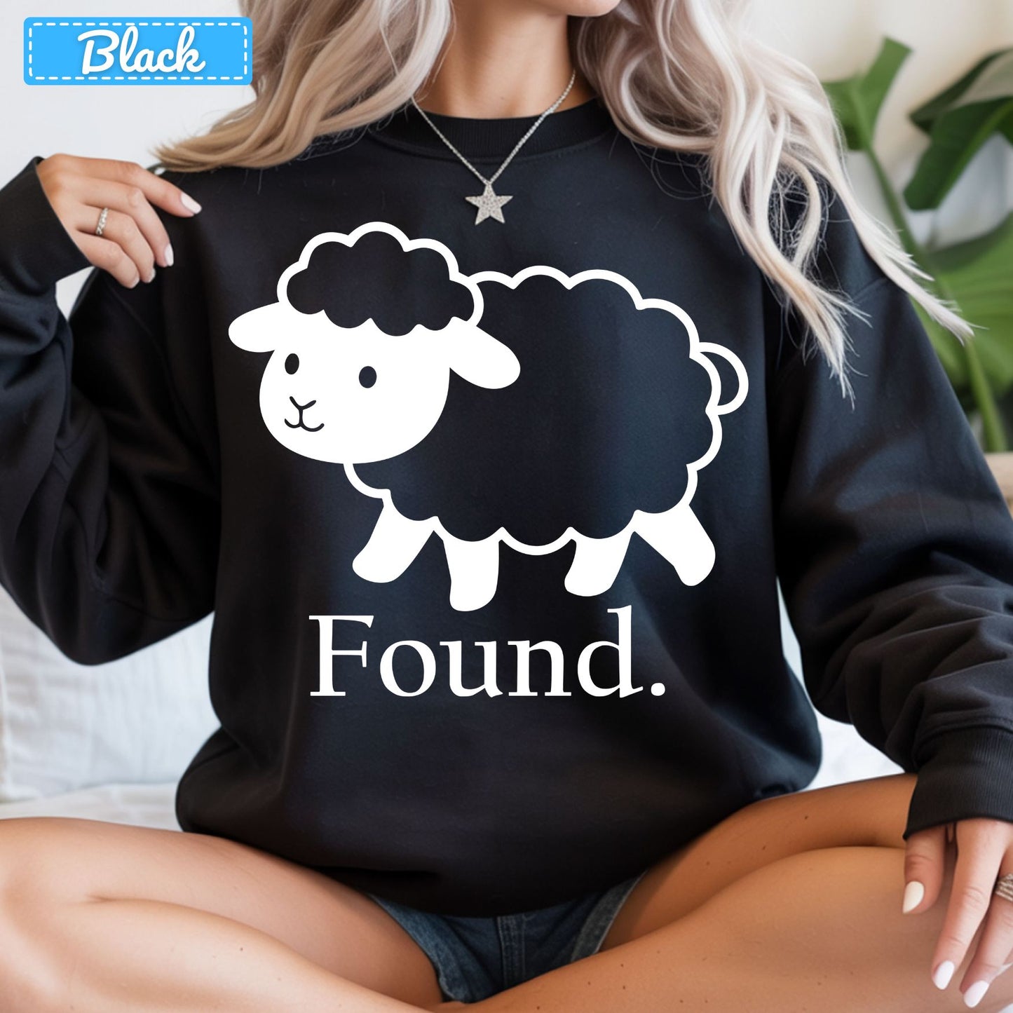Found Sheep Christian T-Shirt, Lost Sheep Parable Sweatshirt, Faith Tee