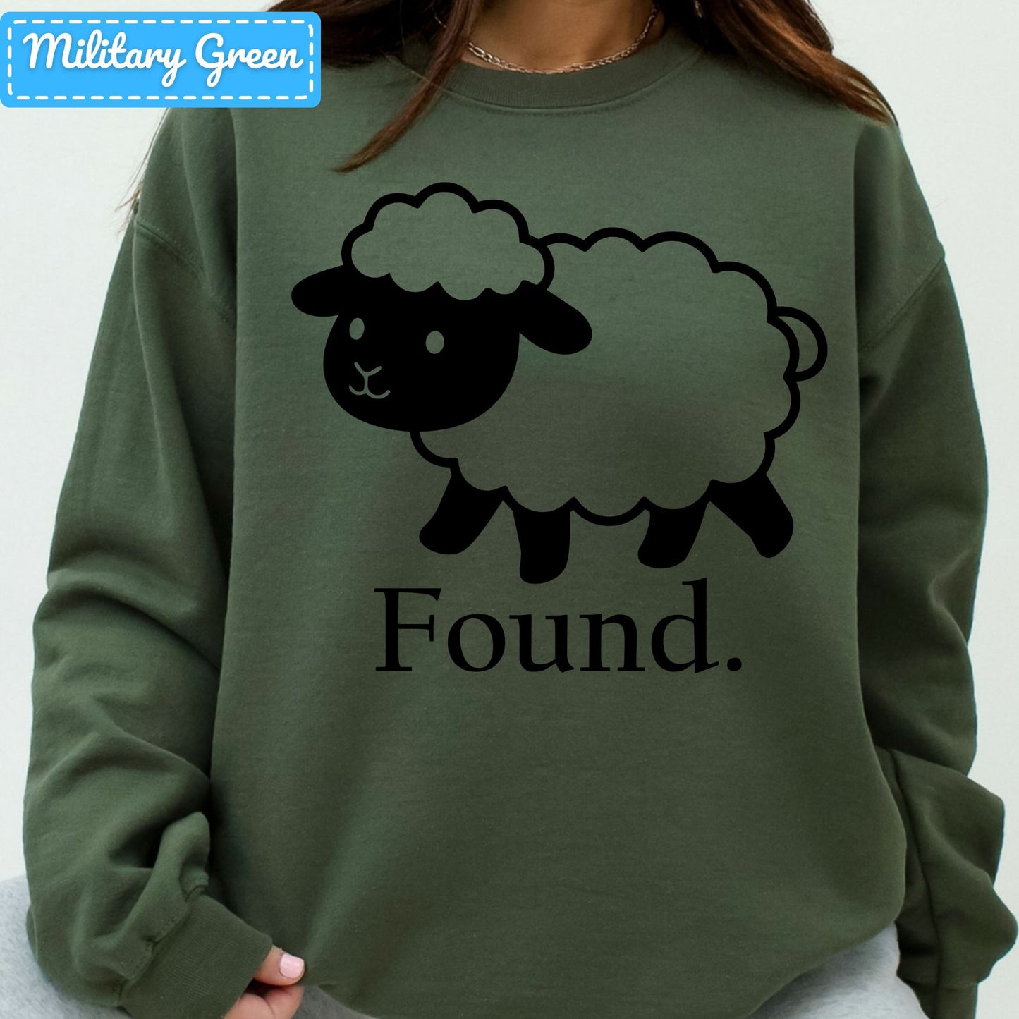Found Sheep Christian T-Shirt, Lost Sheep Parable Sweatshirt, Faith Tee