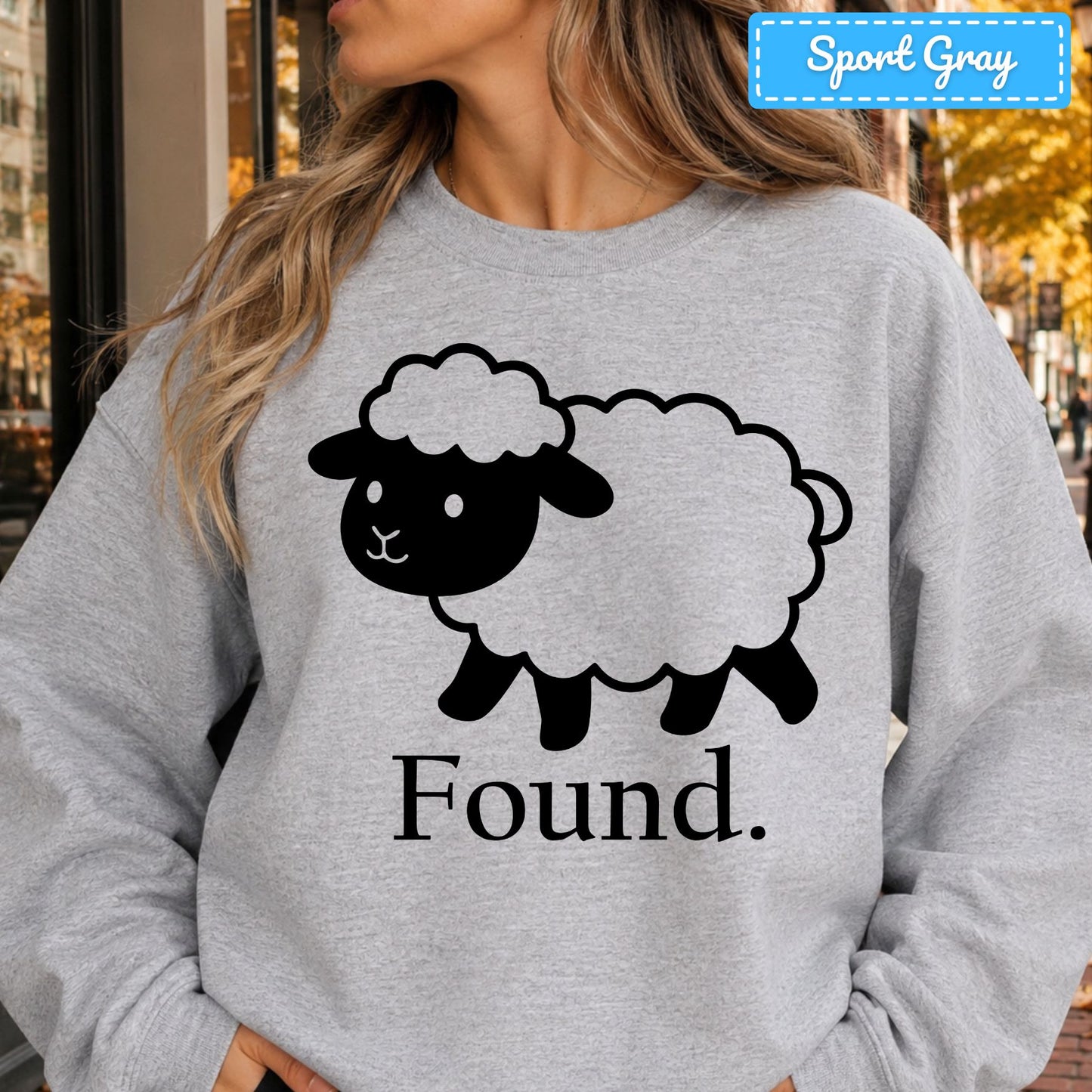 Found Sheep Christian T-Shirt, Lost Sheep Parable Sweatshirt, Faith Tee