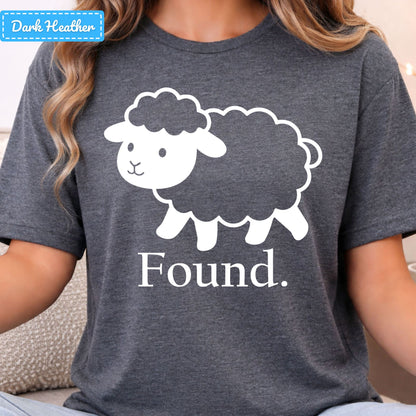 Found Sheep Christian T-Shirt, Lost Sheep Parable Sweatshirt, Faith Tee