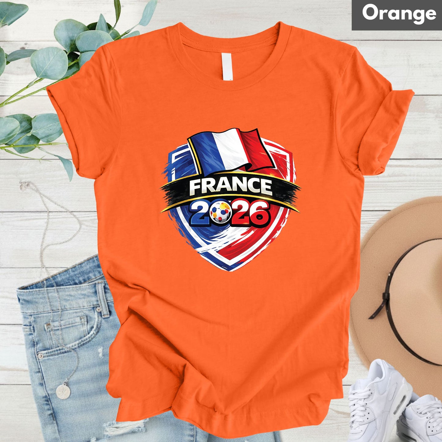 France World Cup T Shirt Soccer Supporter Tees