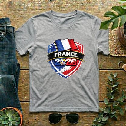 France World Cup T Shirt Soccer Supporter Tees