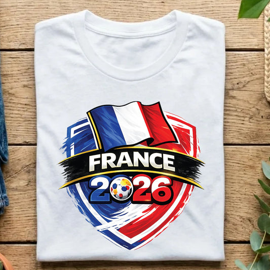 France World Cup T Shirt Soccer Supporter Tees