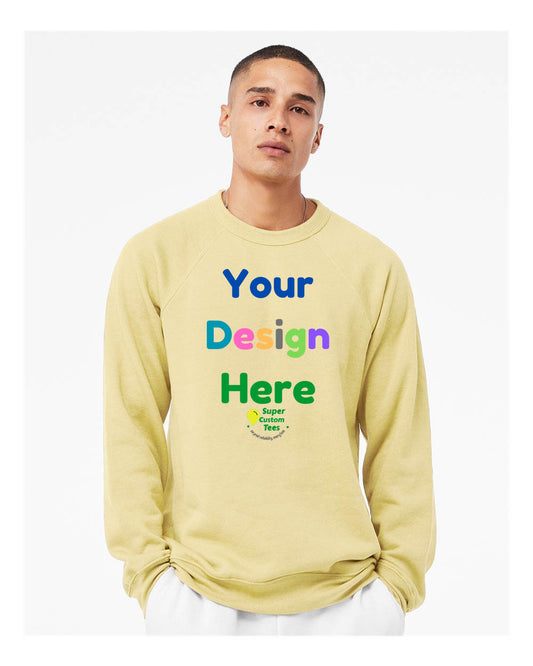 Bella Canvas 3901 - Unisex Sponge Fleece Raglan Sweatshirt