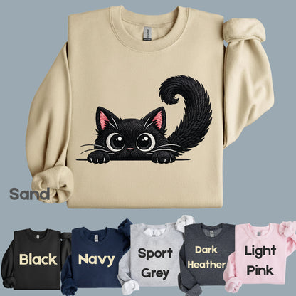 Funny Black Cat Comfort Colors T Shirt