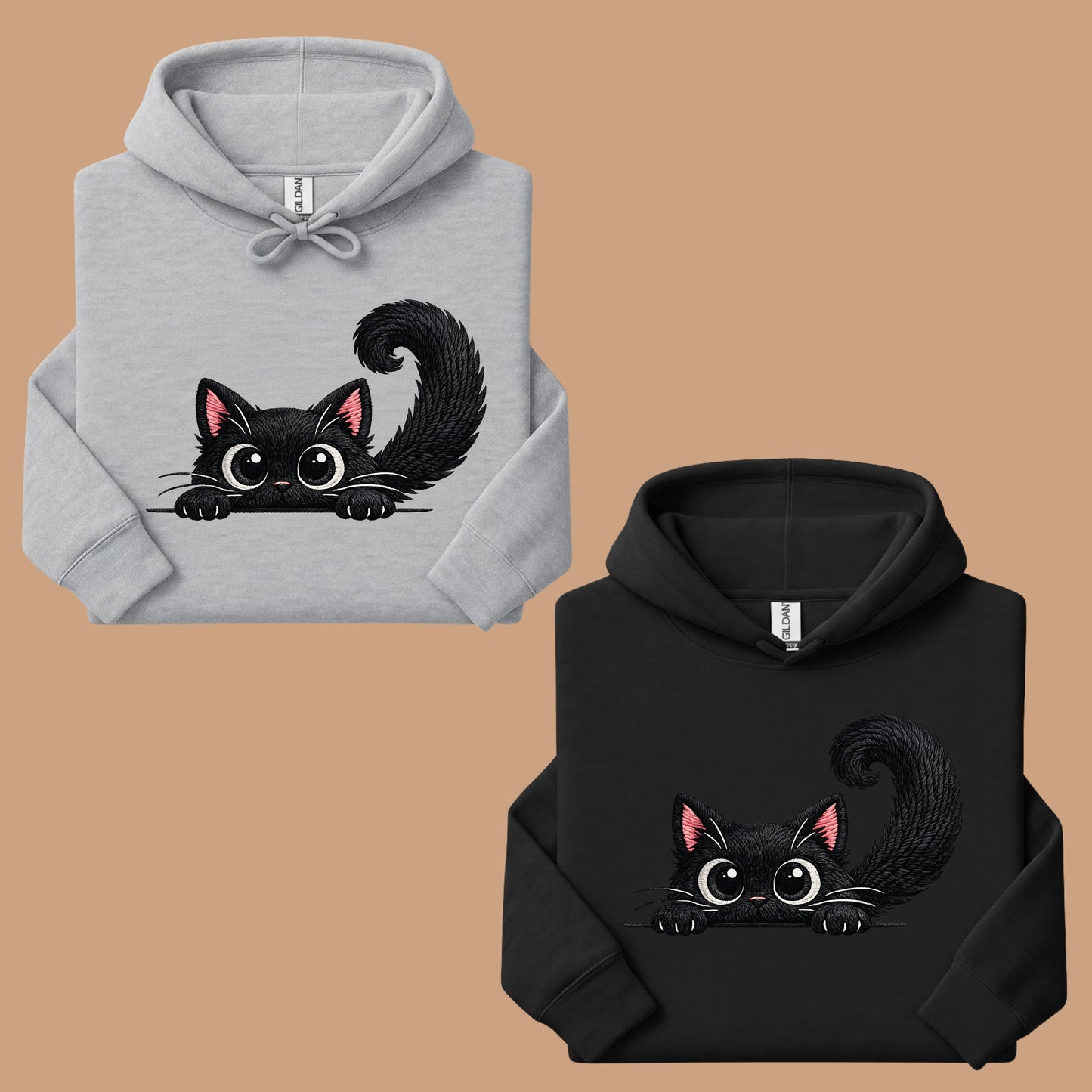 Funny Black Cat Comfort Colors T Shirt