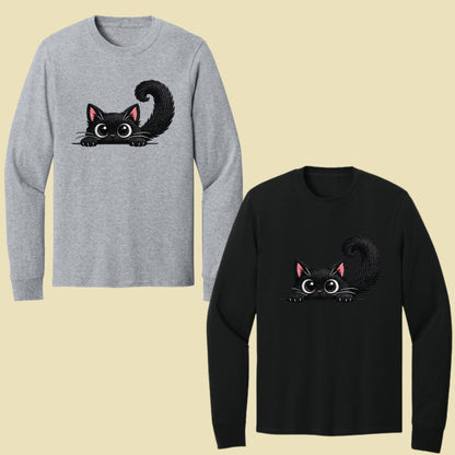 Funny Black Cat Comfort Colors T Shirt