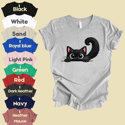 Funny Black Cat Comfort Colors T Shirt