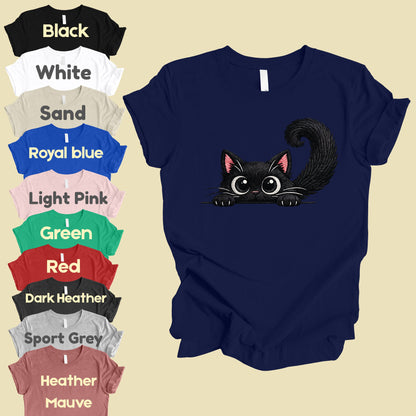 Funny Black Cat Comfort Colors T Shirt