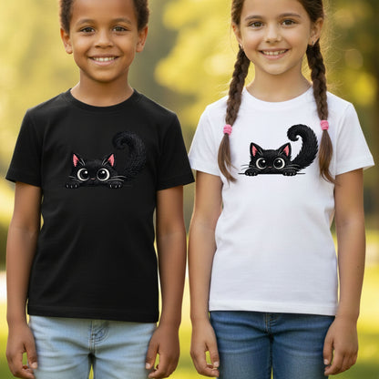 Funny Black Cat Comfort Colors T Shirt