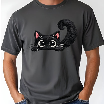 Funny Black Cat Comfort Colors T Shirt