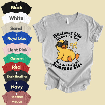 Funny Sarcastic Goose Comfort Colors T Shirt