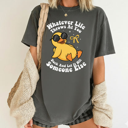 Funny Sarcastic Goose Comfort Colors T Shirt