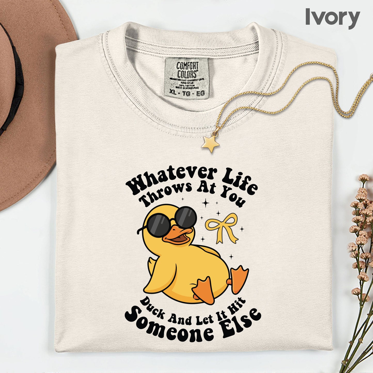 Funny Sarcastic Goose Comfort Colors T Shirt
