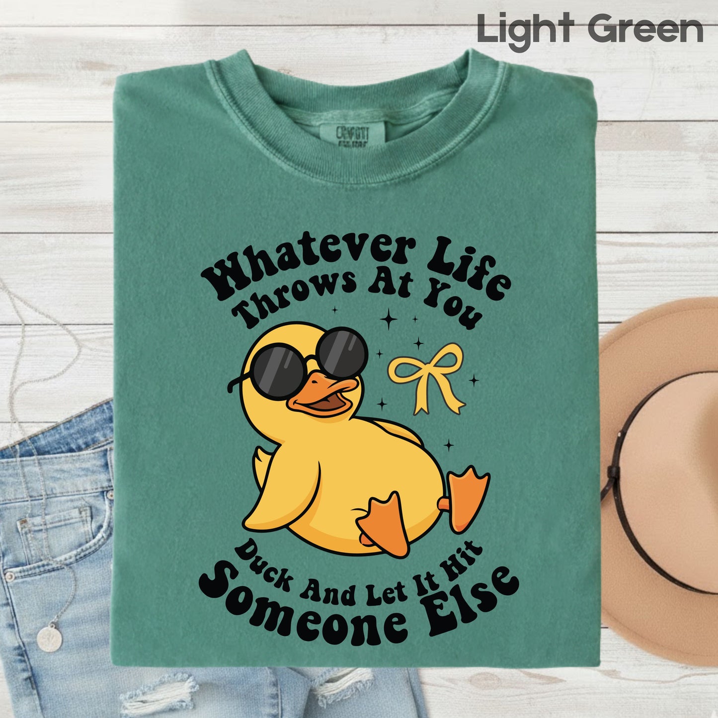 Funny Sarcastic Goose Comfort Colors T Shirt