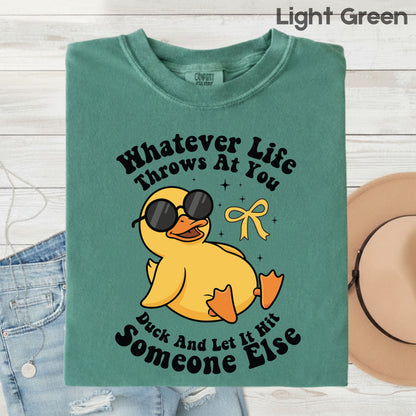 Funny Sarcastic Goose Comfort Colors T Shirt