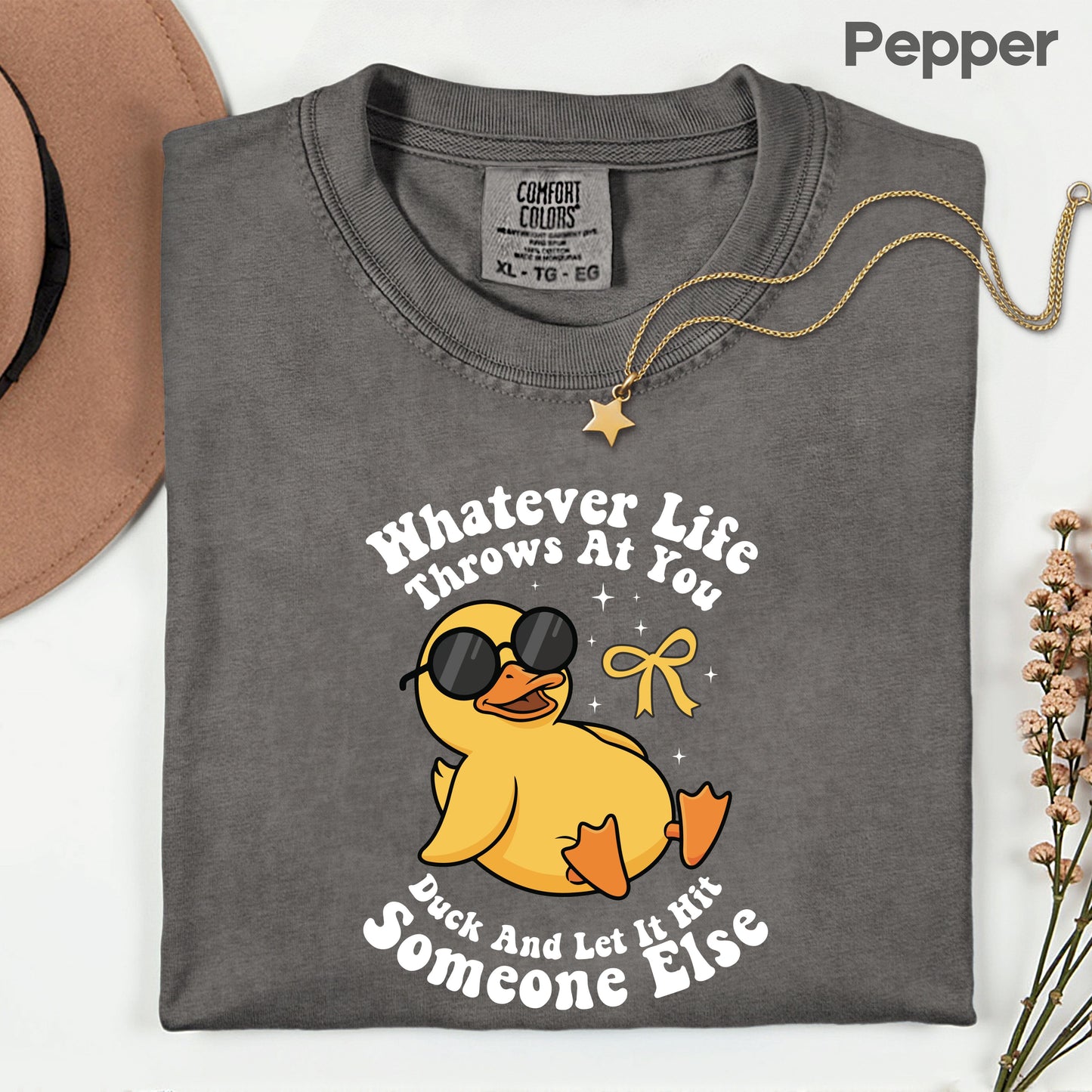 Funny Sarcastic Goose Comfort Colors T Shirt