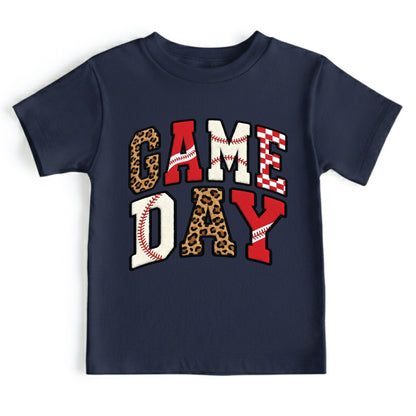 Game Day Youth Shirt Leopard Print Chenille Sweatshirt