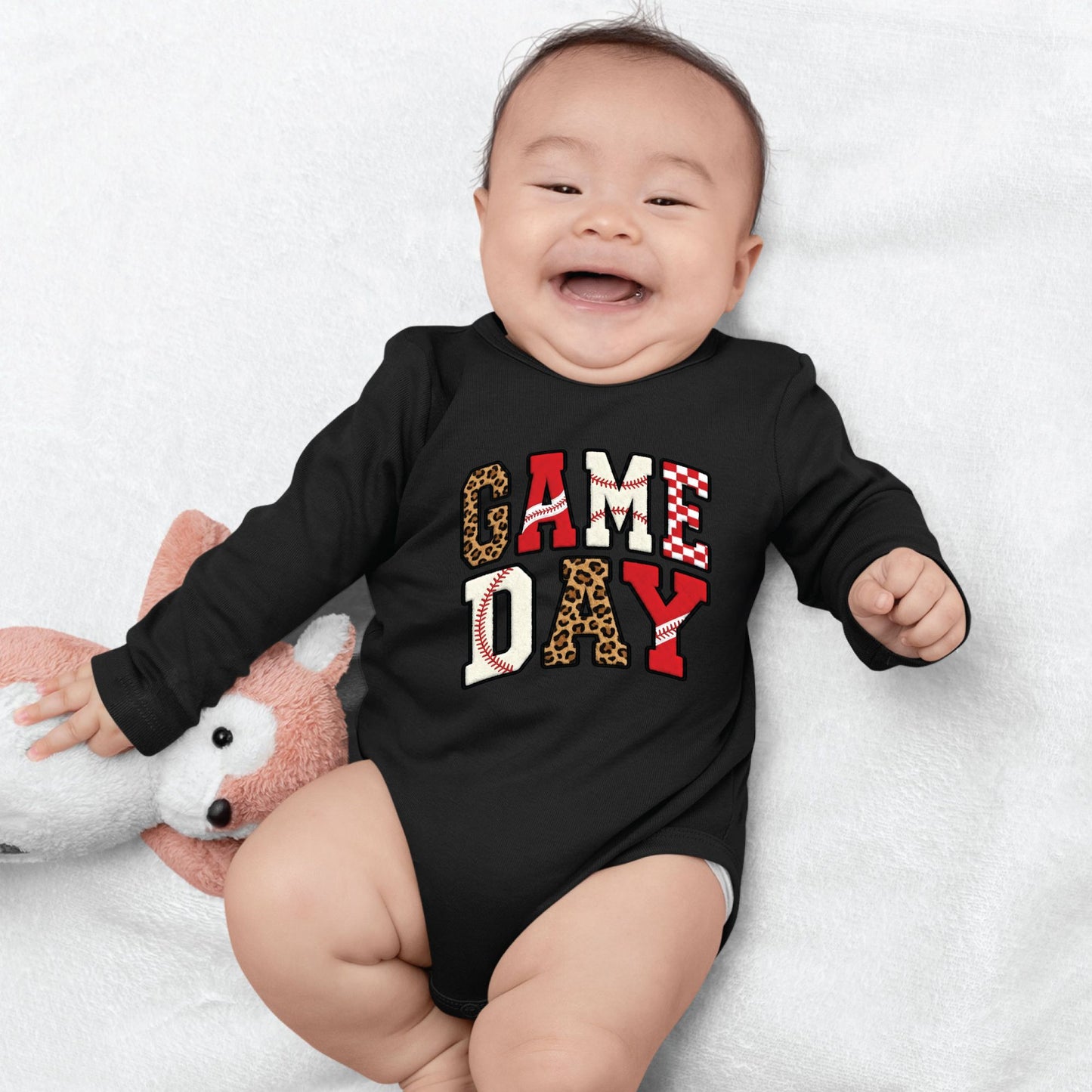 Game Day Youth Shirt Leopard Print Chenille Sweatshirt