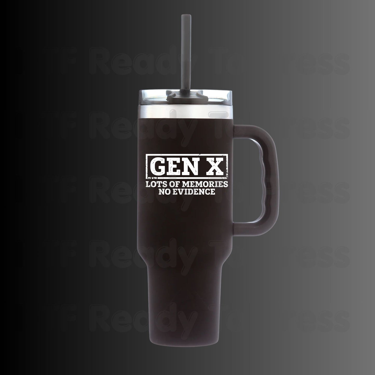 Gen X DTF Transfer Ready to Press Lots of Memories No Evidence Retro Distressed Heat Transfer For Shirts Funny Generation X UV Sticker Prints