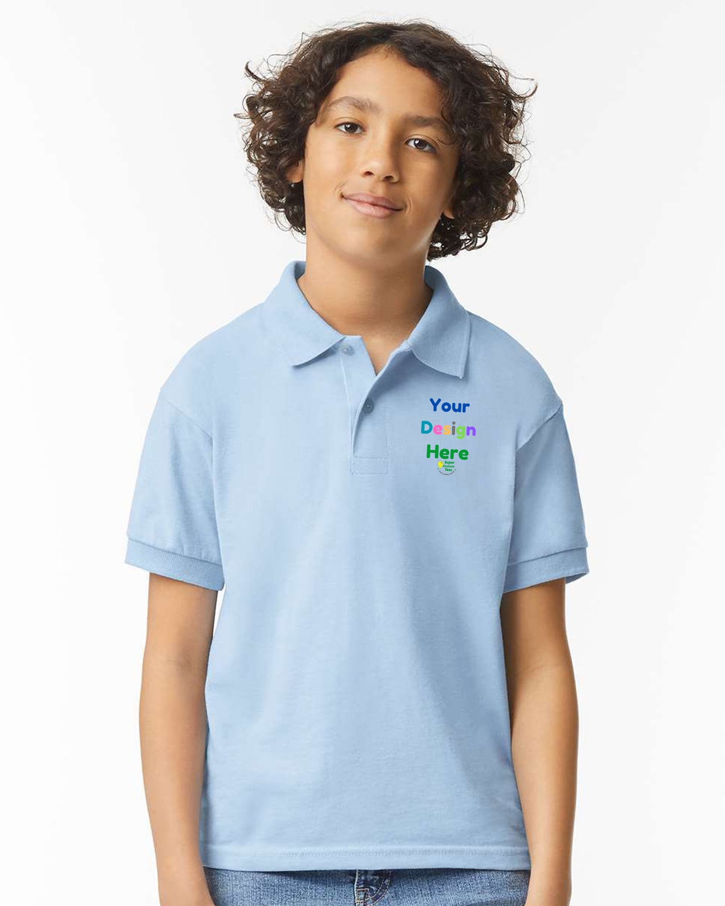 Gildan 8800B - Youth Jersey Polo Youth T Shirt