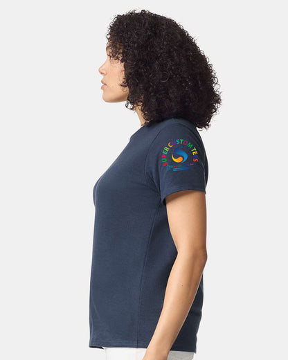 Gildan 5000L Heavy Cotton Women's Short Sleeve T Shirts