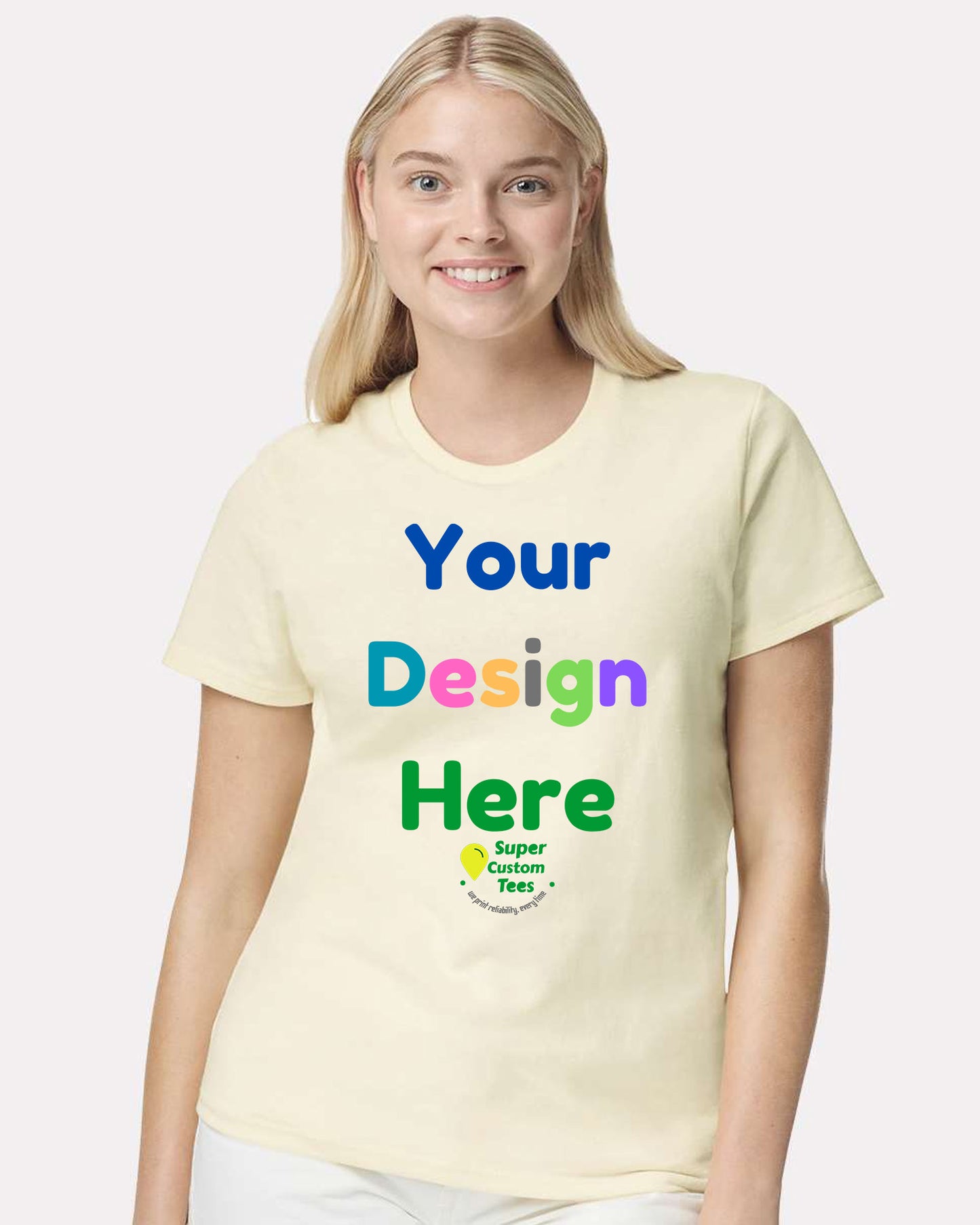 Gildan 5000L Heavy Cotton Women's Short Sleeve T Shirts