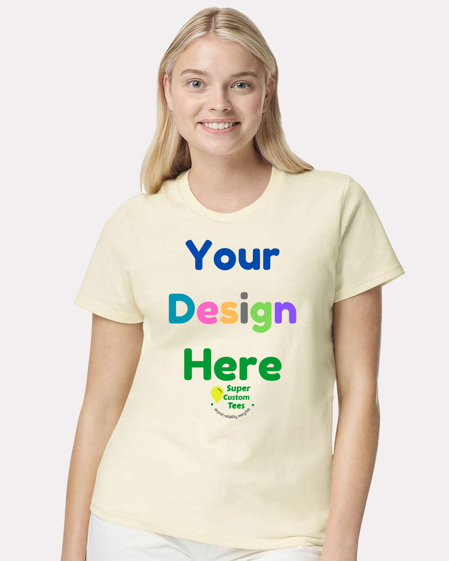 Gildan 5000L Heavy Cotton Women's Short Sleeve T Shirts