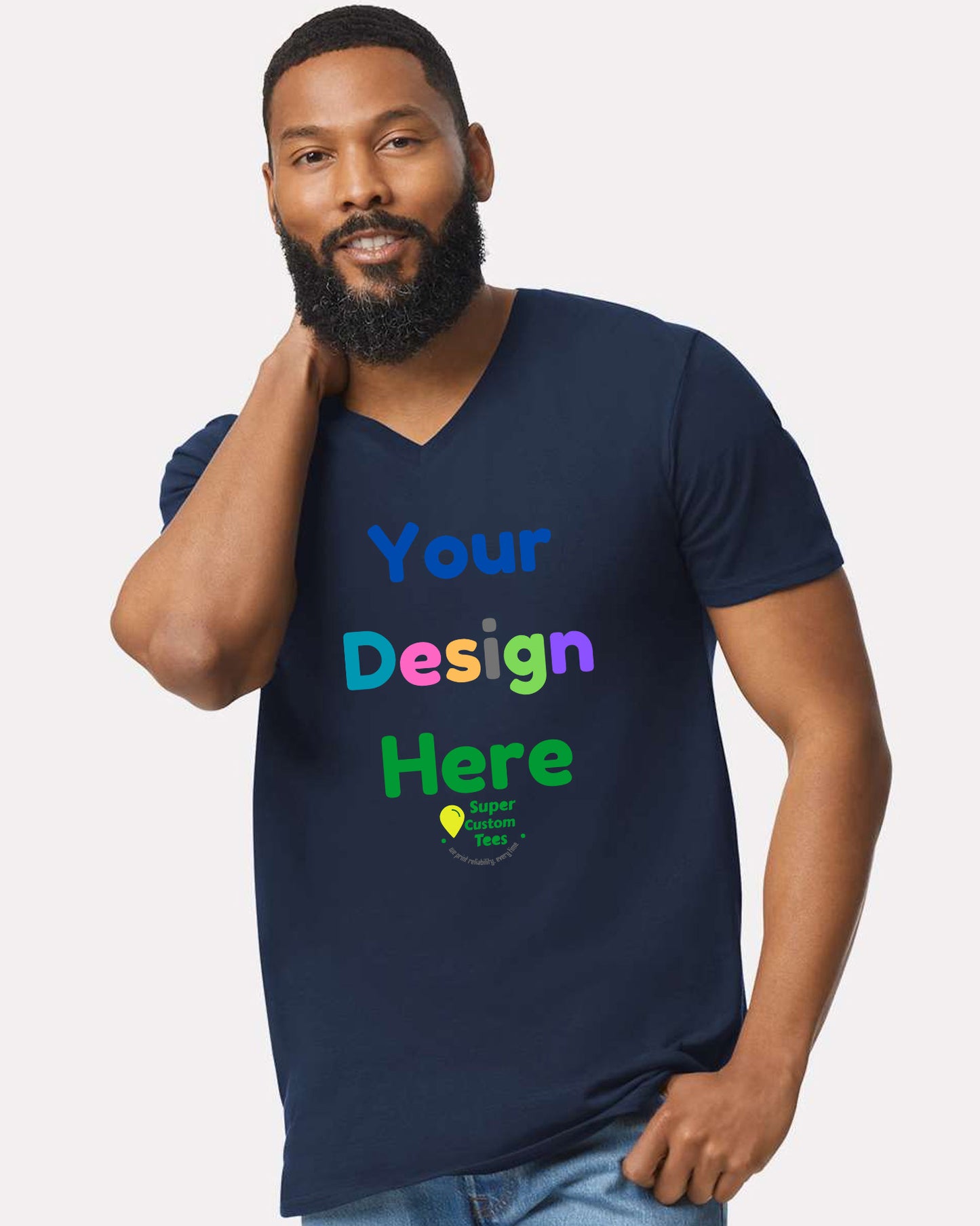 Gildan 64V00 - Unisex Softstyle V-Neck T Shirts