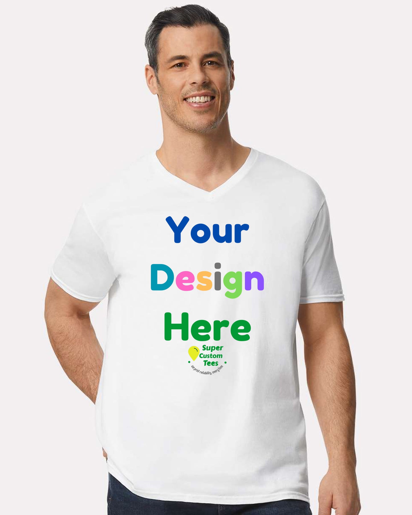 Gildan 64V00 - Unisex Softstyle V-Neck T Shirts