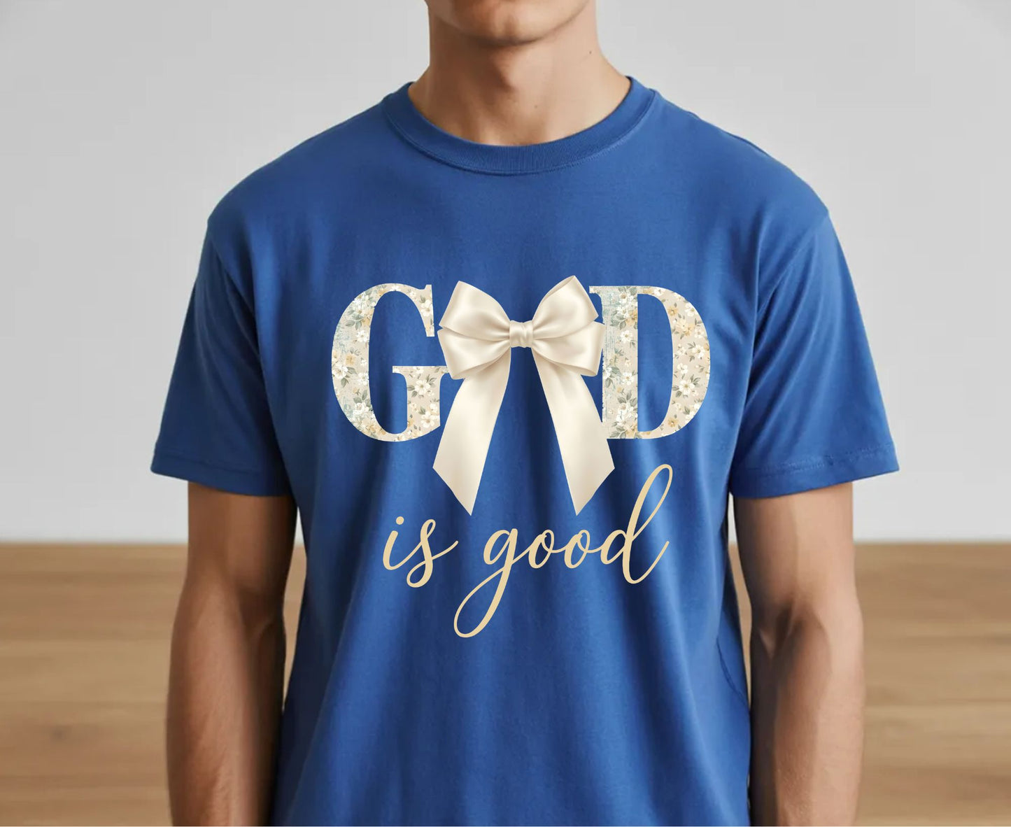 God Is Good T Shirt Christian Coquette Tee Floral Bow Faith Shirt Adult Youth Toddler Baby Religious Gift Aesthetic Christian Women Shirt